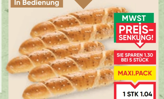 Salzstangerl 5 Stück Angebot bei Maximarkt