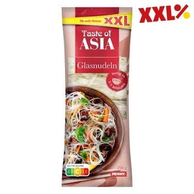 Taste of Asia Glasnudeln, 250 g – Penny