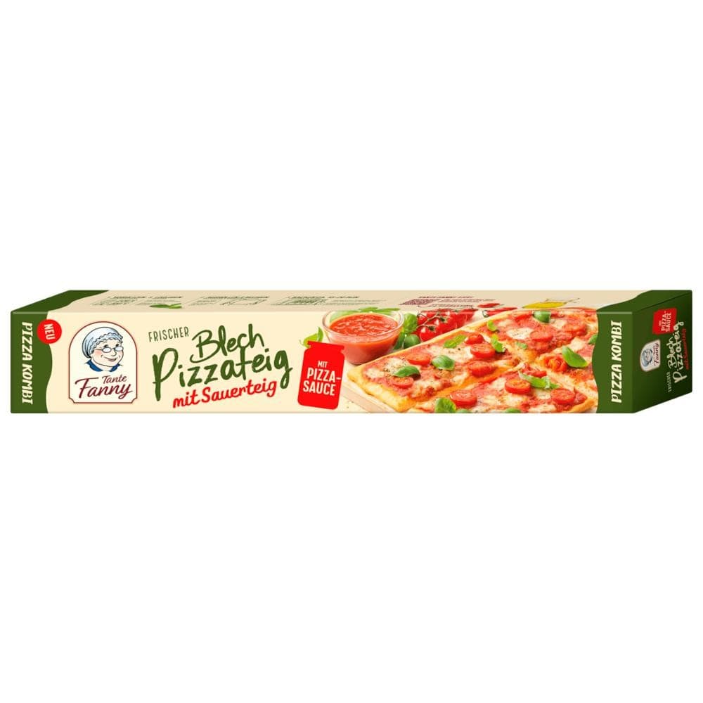 Tante Fanny Pizzateig mit Sauerteig und Pizzasauce, 600 g Packung – Billa
