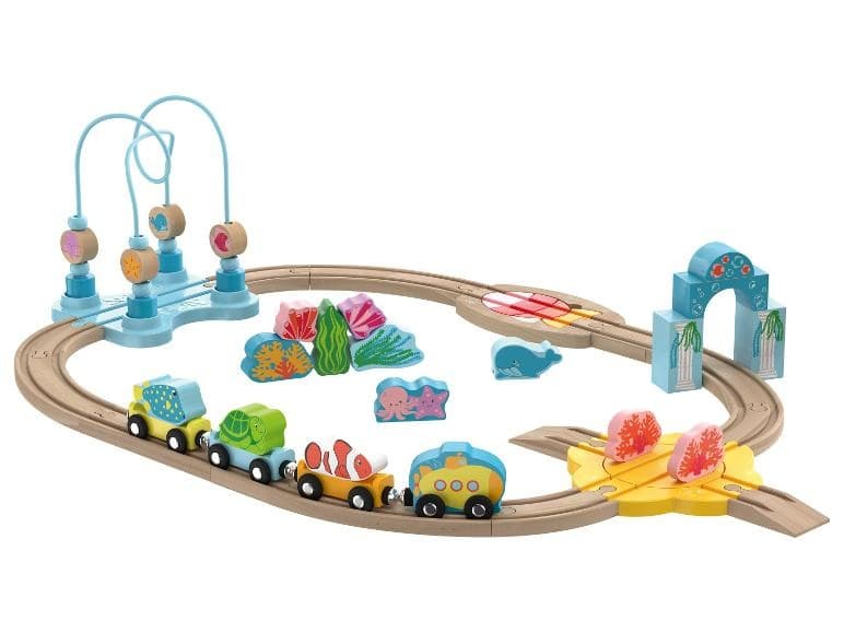 Holz Eisenbahnset Lupilu – Lidl