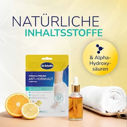 Dr. Scholl's Intensivpflege Fußmaske mit Ölen, 1 Paar – Dm