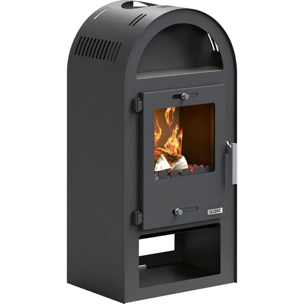 Kaminofen „MAGNA 3.0 Plus", B 48 x T 41 x H 98 cm ACCENE – Obi