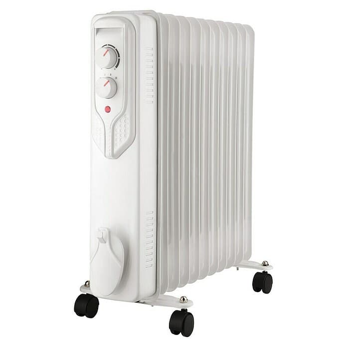 Ölradiator, 2.500 W, 48 x 54,5 x 24 cm – Bauhaus