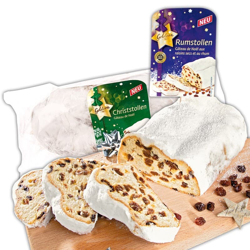 Rum-/Christstollen, 750 g Goldora – Norma