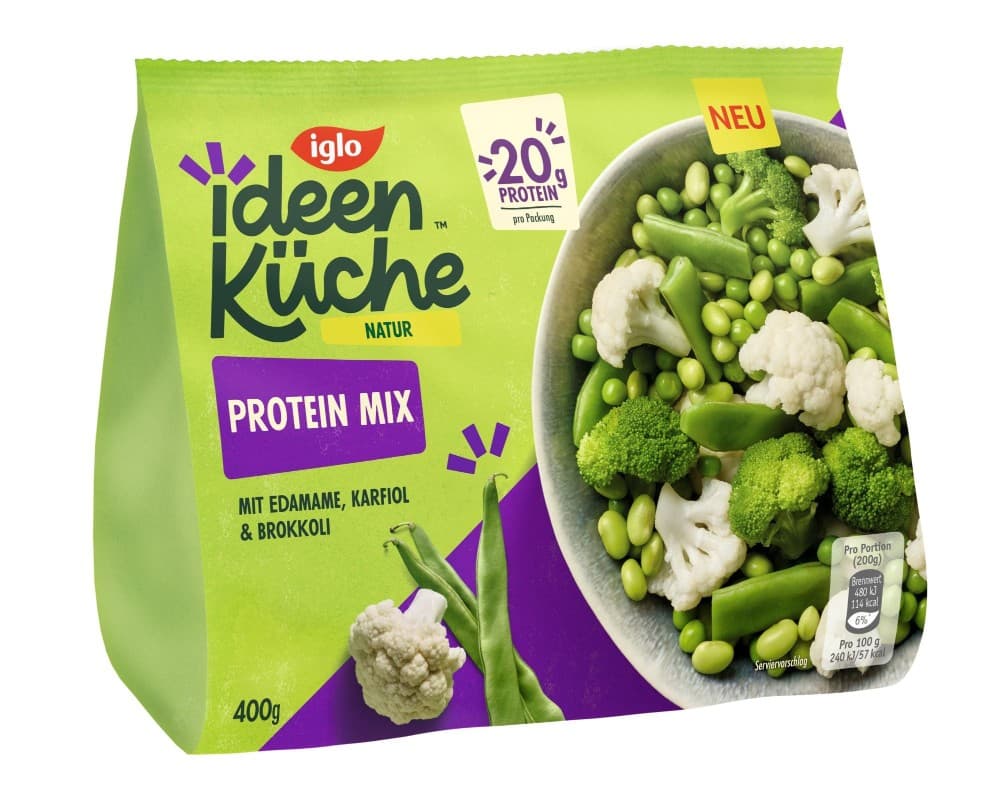 Iglo Gemüse oder Ideenküche Protein Kick oder Protein Mix, 330-g-450-g-Packung – Interspar