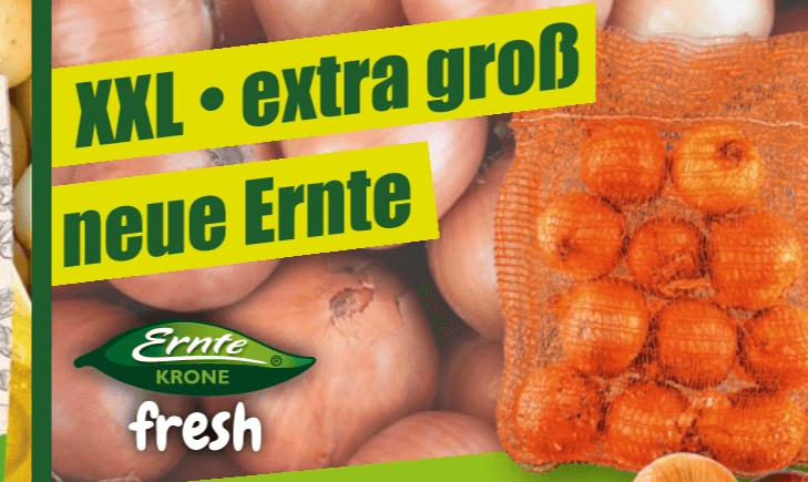 Metzgerzwiebeln XXL extra groß neue Ernte, 3 kg Ernte KRONE fresh – Norma