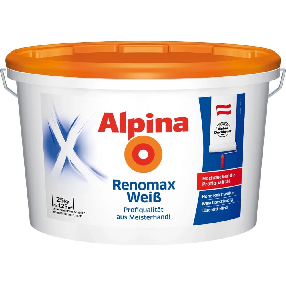 Alpina Wand- und Deckenfarbe „Renomax“, 25 kg – Obi