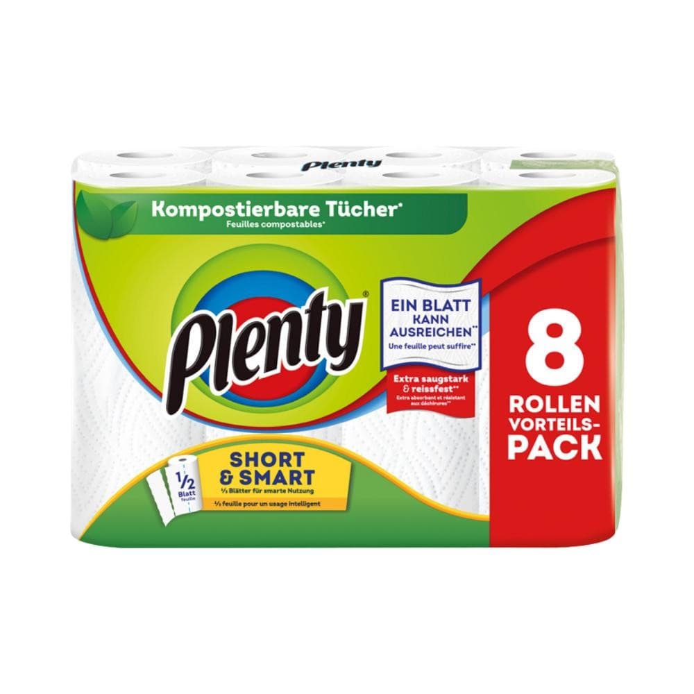 Plenty White Küchenrolle, 8-Rollen-Packung – MPREIS