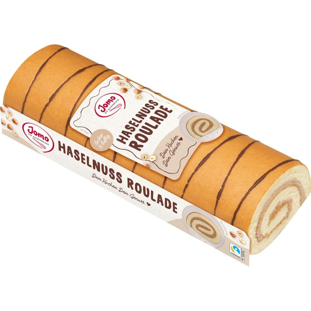 Jomo Haselnuss Roulade, 200 g – Norma