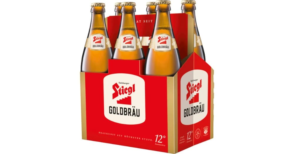 Goldbräu Tray, 6 x 0,5 l Stiegl – MPREIS