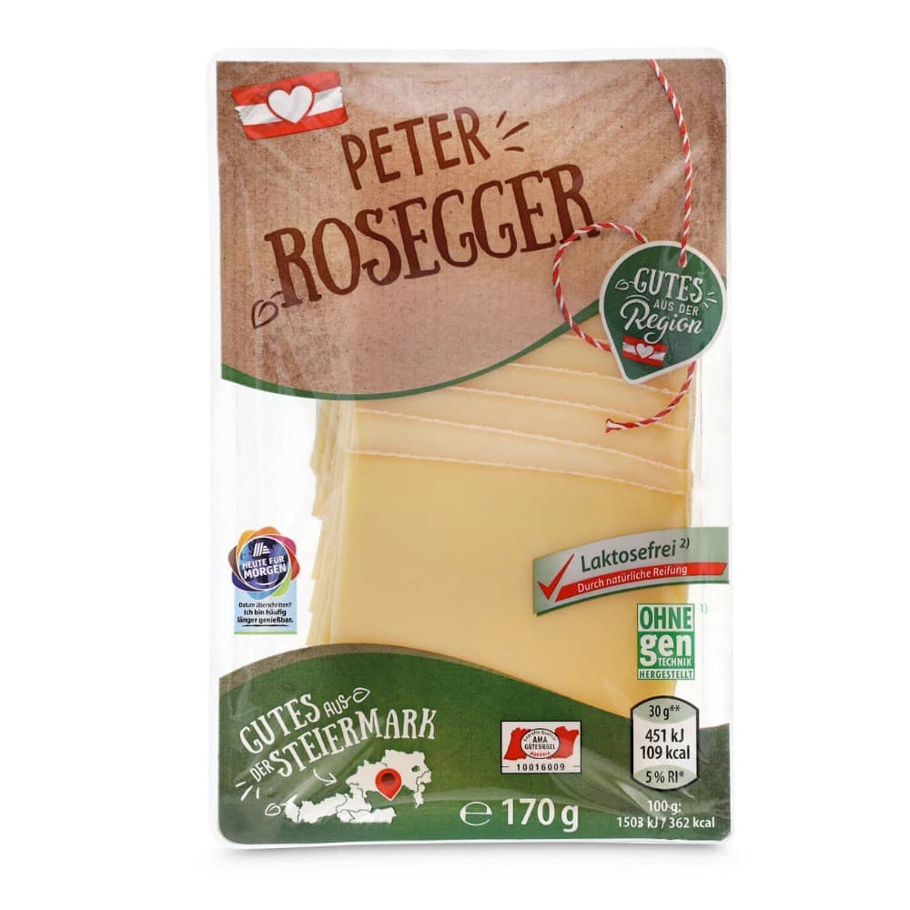 Peter Rosegger Steirische Käsevielfalt, 170/150 g – Hofer