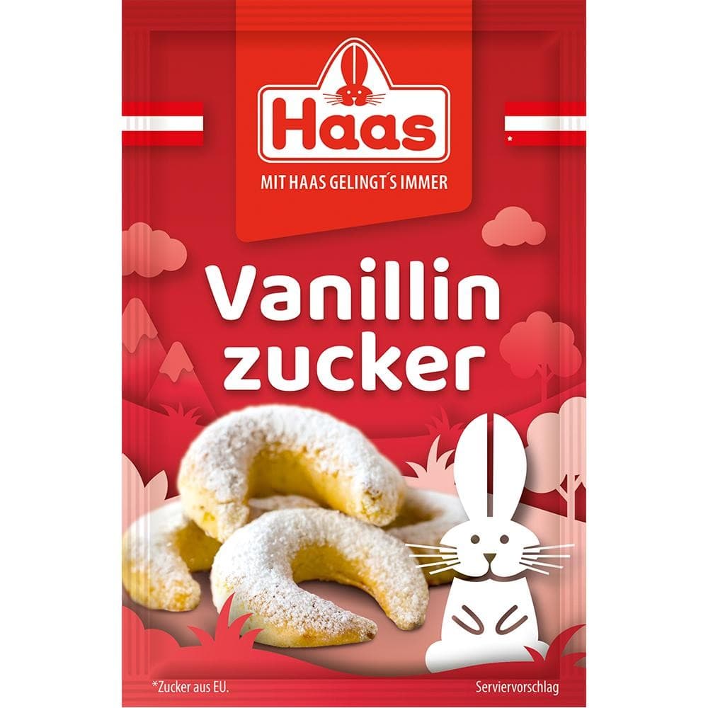 Haas Vanillinzucker/Backpulver, 250 g – Norma