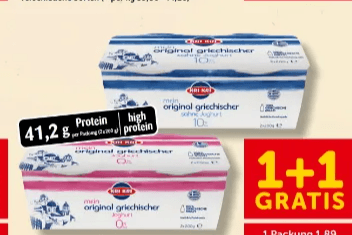 KRI KRI mein original griechischer Joghurt 0% Fett oder 10% Fett, 2 x 200 g – Interspar