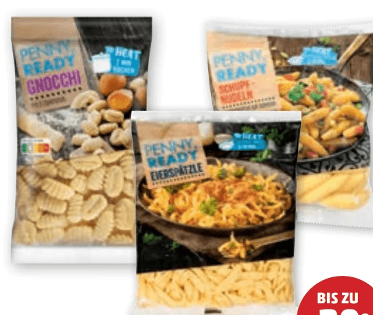 Penny Ready Eierspätzle, Schupfnudeln, Gnocchi od. Knöpfle, 500 g/600 g – Penny
