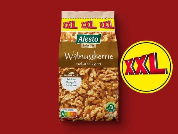 Walnusskerne, 500 g Alesto Selection – Lidl