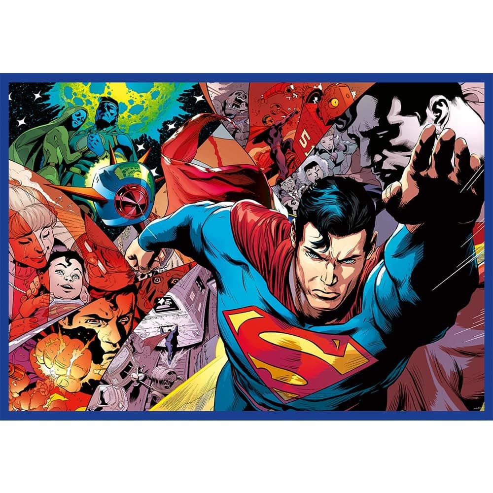 Lizenz-Puzzle 4er-Set Superman, 4 x 250 Teile Trefl – Norma