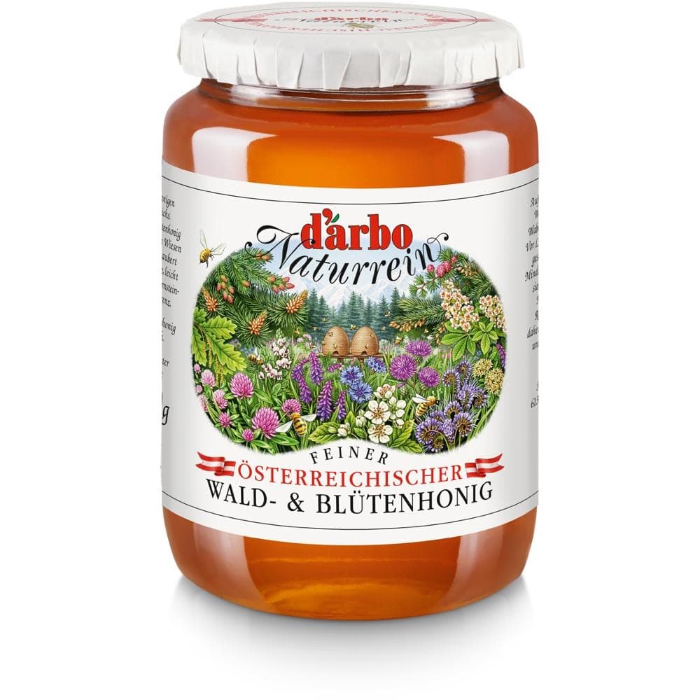 Darbo Wald- od. Blütenhonig, 1 Kilo Glas – Billa