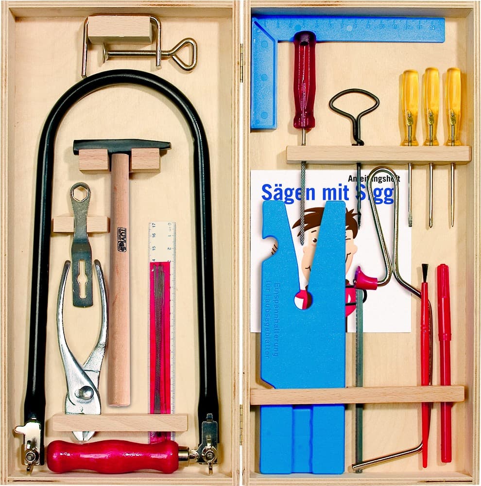 Laubsägekasten, 23-teiliges Set – Maximarkt