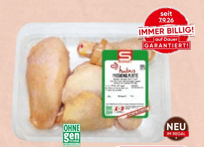 S-Budget Hendlplatte aus Österreich, 650 g – Spar