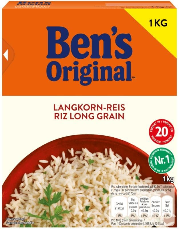 Ben's Original Langkorn Express Reis, 1 kg – Lidl