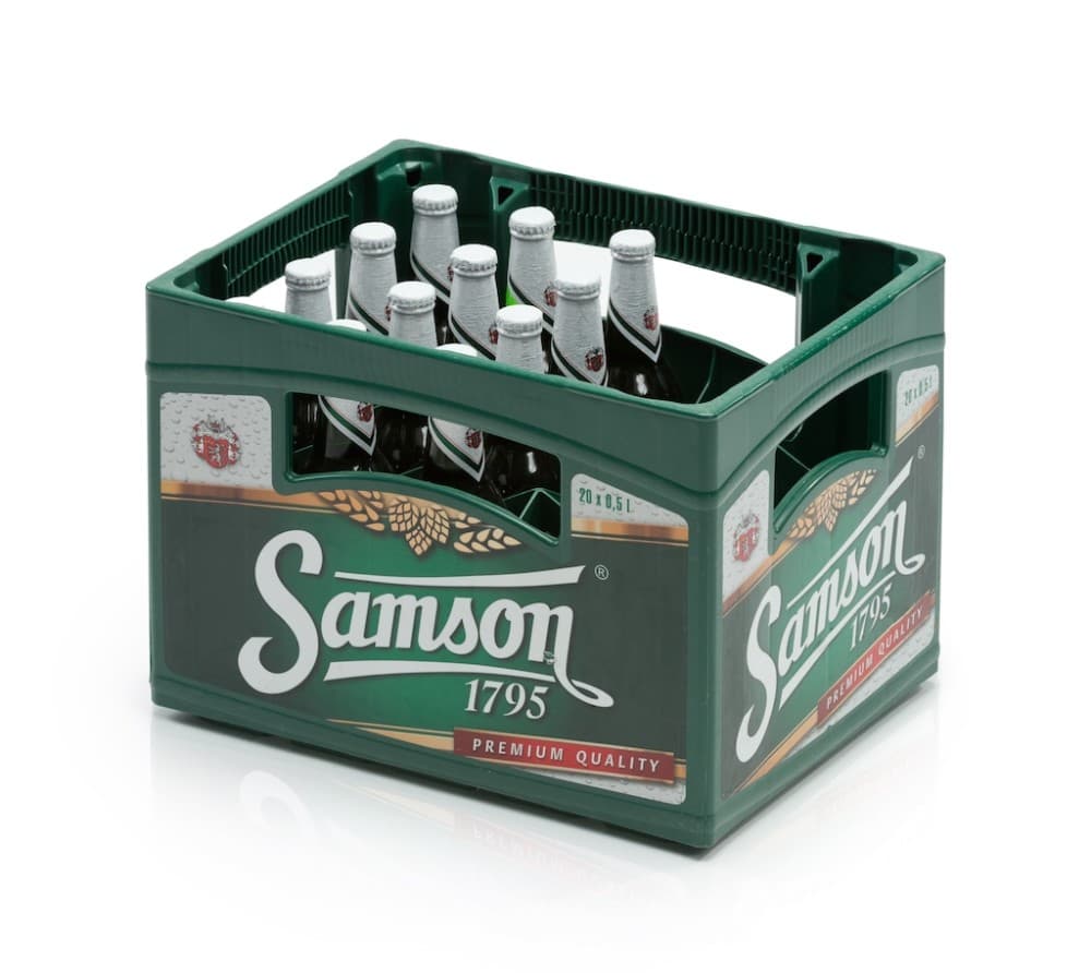 Samson Premium Lager 0,5 Liter, 1 Kiste = 20 Flaschen Angebot bei Billa