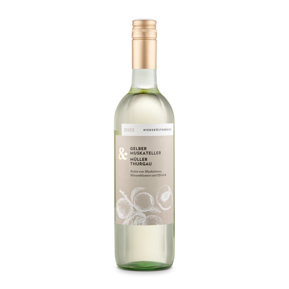 Gelber Muskateller Müller Thurgau, 0,75 l – Hofer