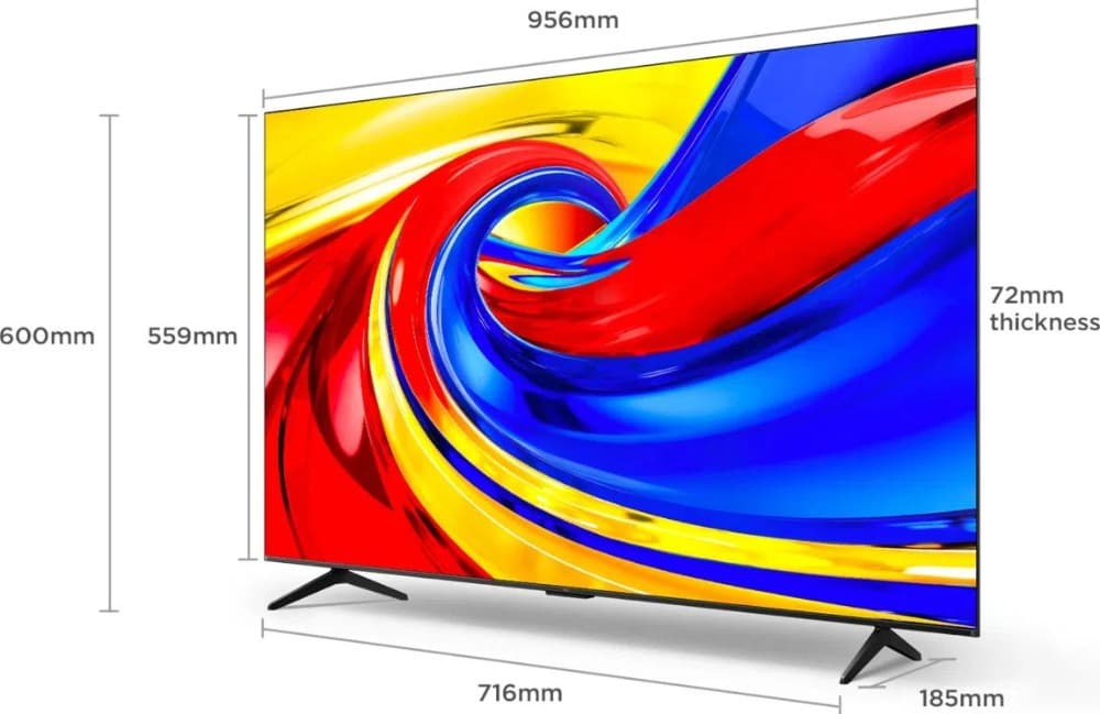 43P7L (2026) QLED Smart TV, 108 cm TCL – MediaMarkt