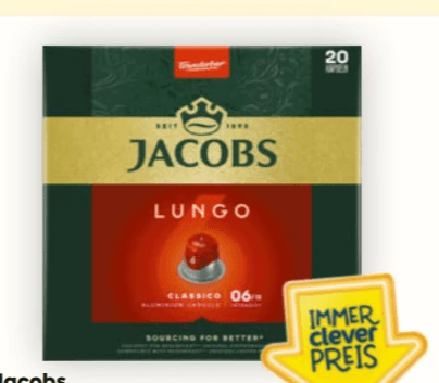 Jacobs Nespresso-kompatible Alukapseln, 104 g–114 g Packung – Billa