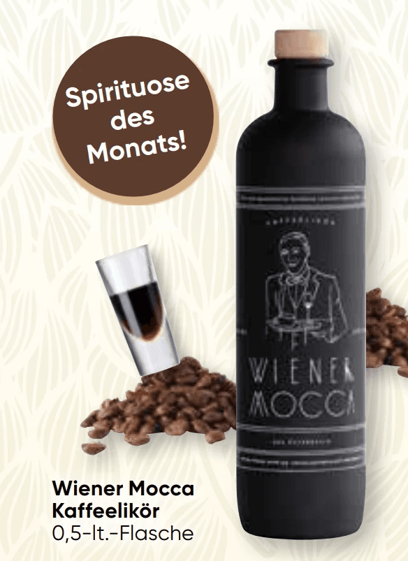 Wiener Mocca Kaffeelikör, 0,5-lt.-Flasche – Spar