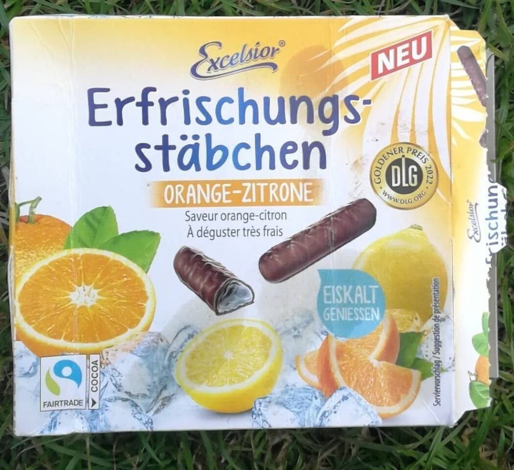 Erfrischungsstäbchen Orange-Zitrone, 150 g EXCELSIOR – Norma