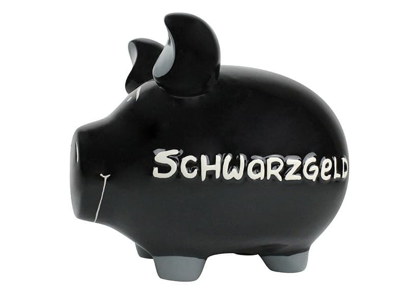 Mittelschwein Schwarzgeld Sparschwein Company – Müller
