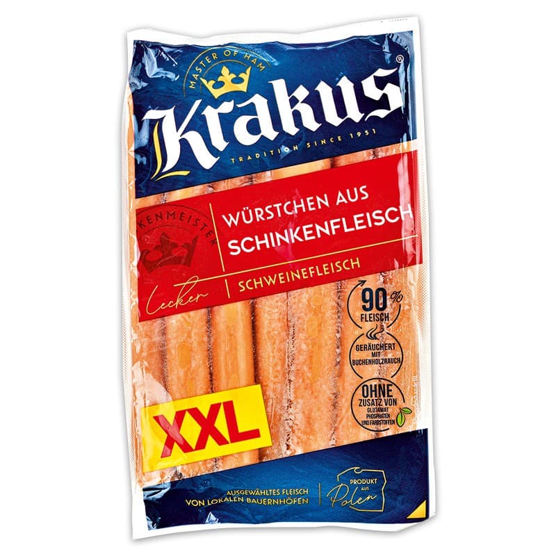 Krakus Würstchen XXL, 800 g – Norma