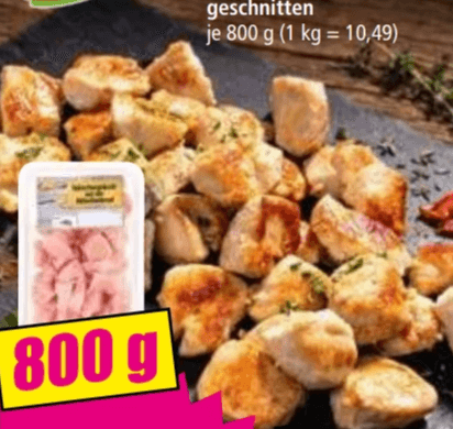 Hähnchen Gulasch, 800 g – Norma