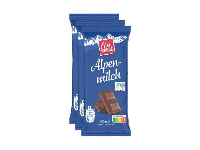 Tafelschokolade, 3x 100 g – Lidl