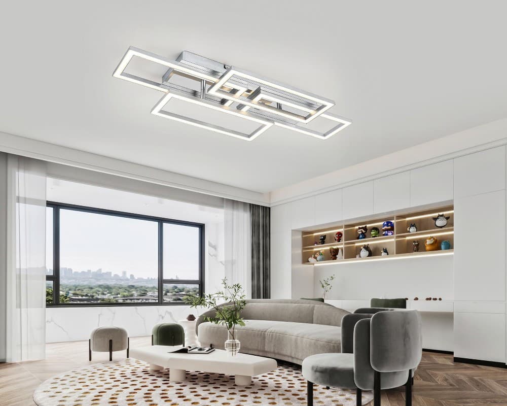 LED-Deckenleuchte Niya, 72x28,4x8 cm Luca Bessoni – Möbelix