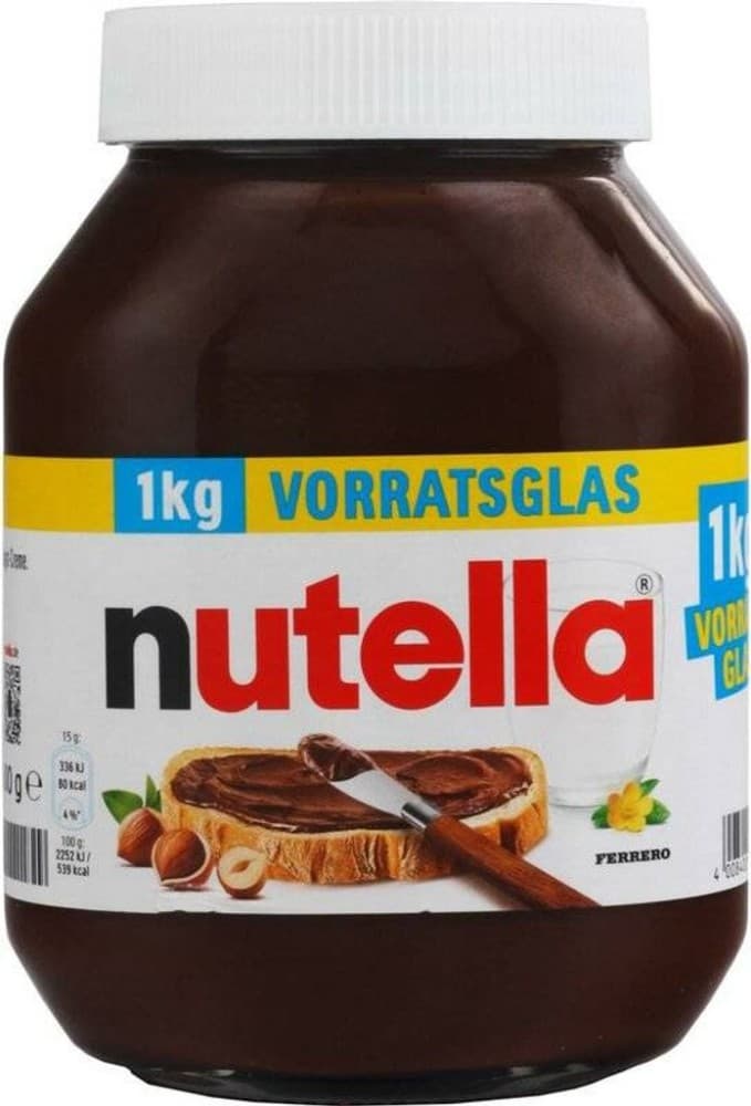 Nutella, 1 kg Glas – Maximarkt