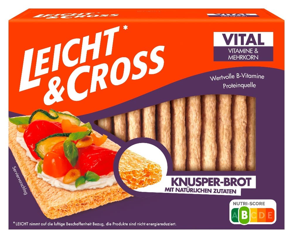 Leicht & Cross Knusperbrot, 150 g – Norma