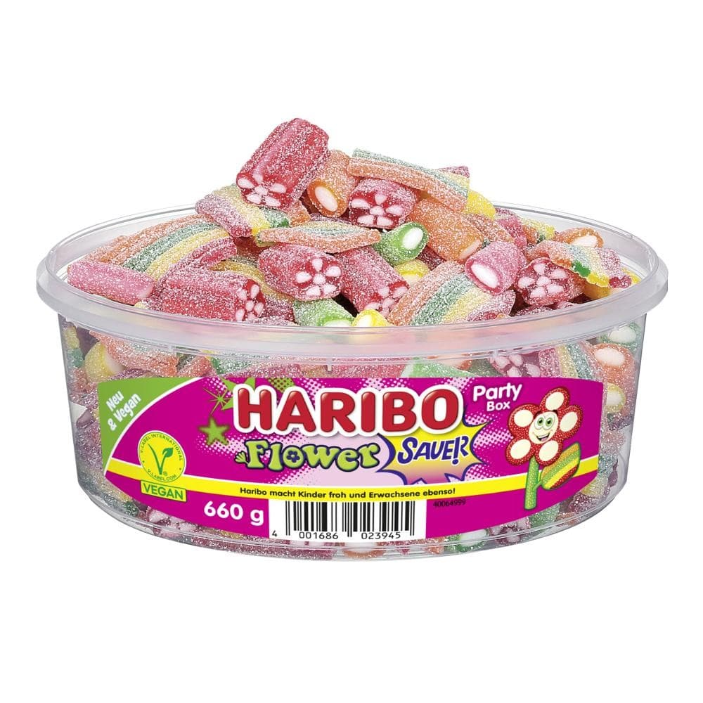 Haribo Funbox od. Flower Sauer, 660 g/750 g – Penny