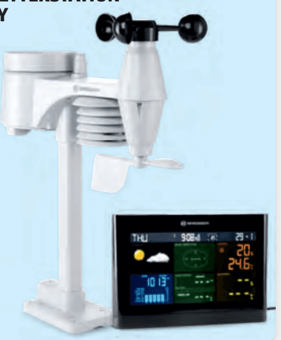 5in1 Comfort Wetterstation mit Farbdisplay Bresser Angebot bei Hofer