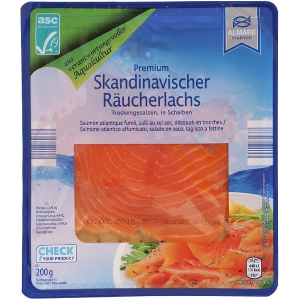 Räucherlachs, 200 g Almare Seafood – Hofer