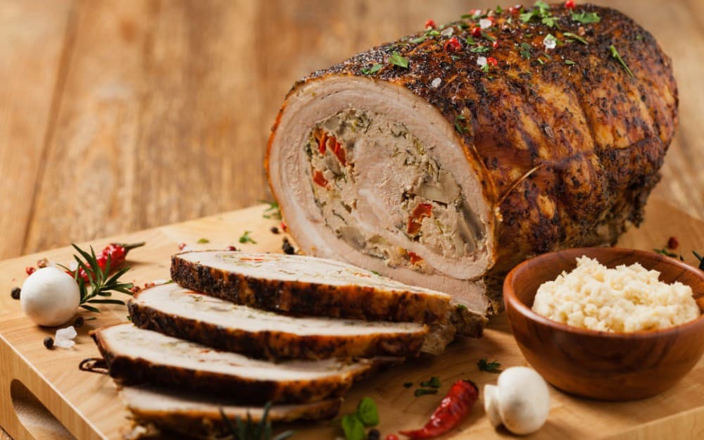Österr. Bauchroulade mit Semmelfülle maxi. Fleisch – Maximarkt