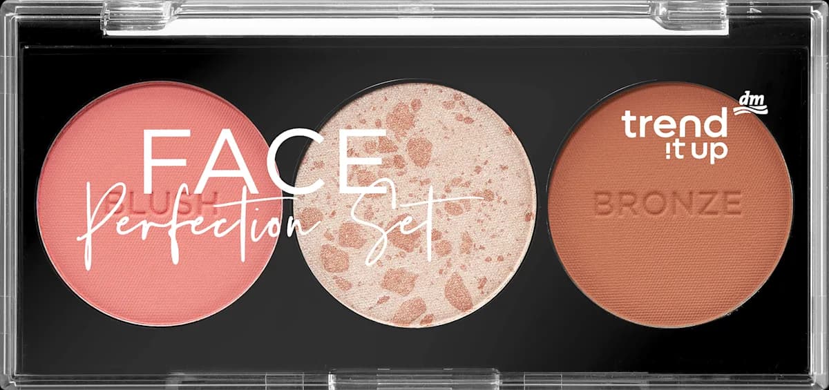 Face Perfection Set Blush, Highlighter & Bronzer trend !t up – Dm