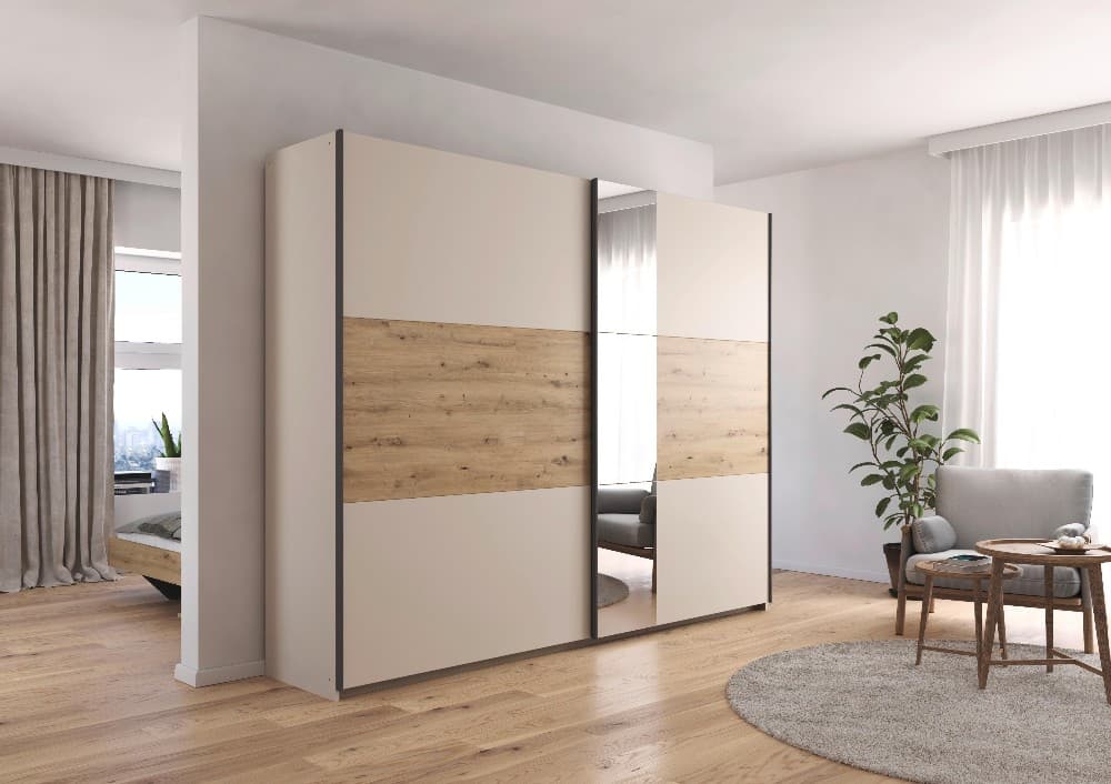 Schwebetürenschrank „ELLMAU“ ca. 261x210x59 cm Angebot bei Mömax