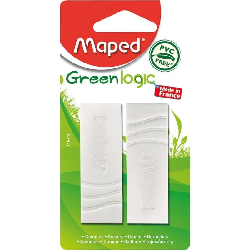 Radierer Greenlogic 2er Pack MAPED Angebot bei Müller