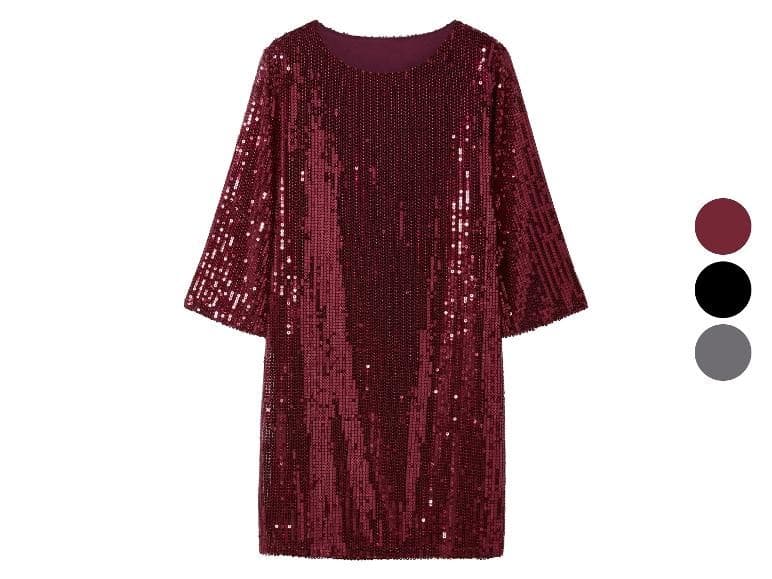 Damen Paillettenkleid Esmara – Lidl