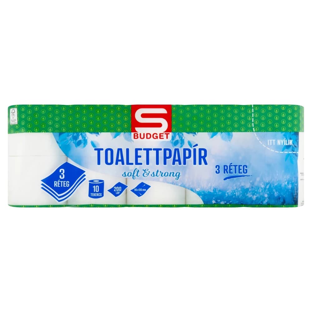 S-BUDGET Toiletten-Papier 10er-Packung Angebot bei Interspar