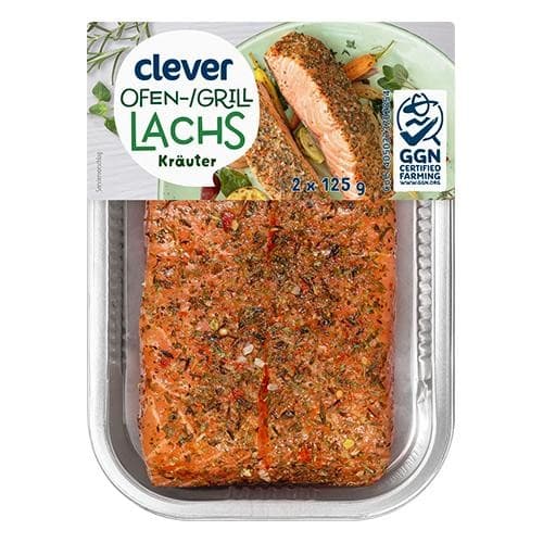 Ofen-/Grill Lachs Kräuter 250 g clever Angebot bei Billa