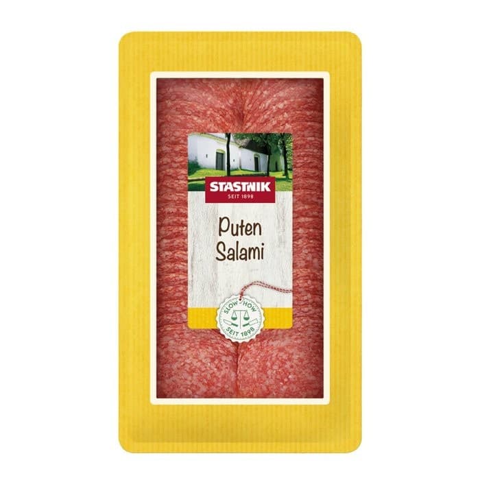 Stastnik Putensalami od. Putenkantwurst, 80 g – Billa Plus