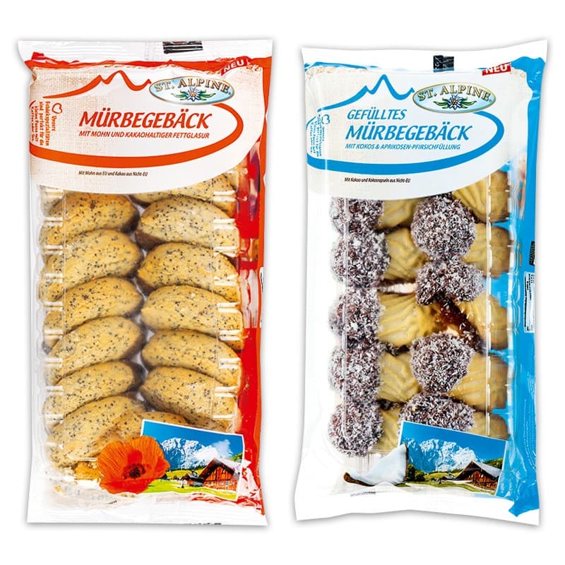 Mürbegebäck, 250 g oder 300 g ST. ALPINE – Norma