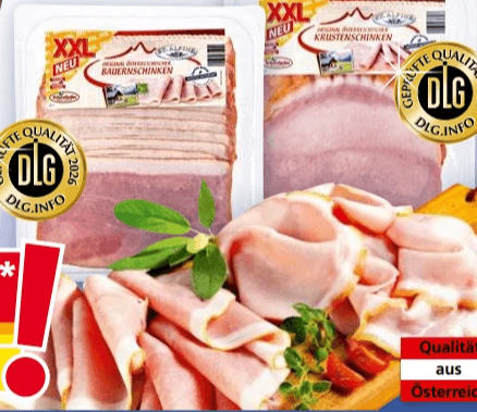 Krusten-/Bauernschinken, 250 g ST. ALPINE – Norma